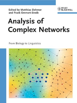 cover image of Analysis of Complex Networks